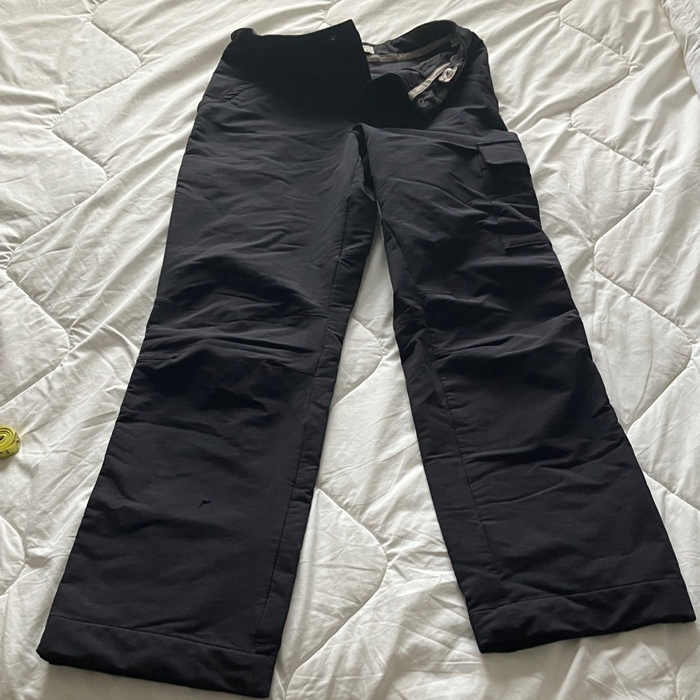 MEC junior black waterproof/fleece lined outdoor pants